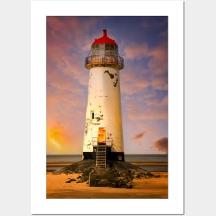 Talacre Lighthouse Wales Posters and Art